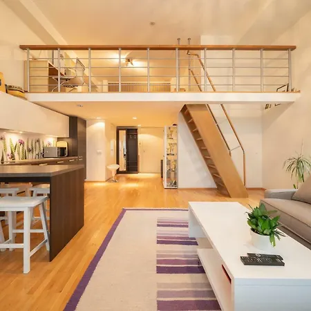 Апартаменты Best Pallasti Loft For 4 Таллин